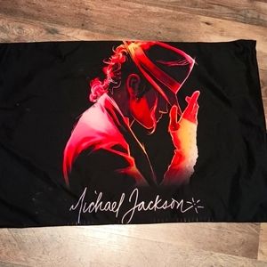 Michael Jackson Zipper silks lined  pillow case.